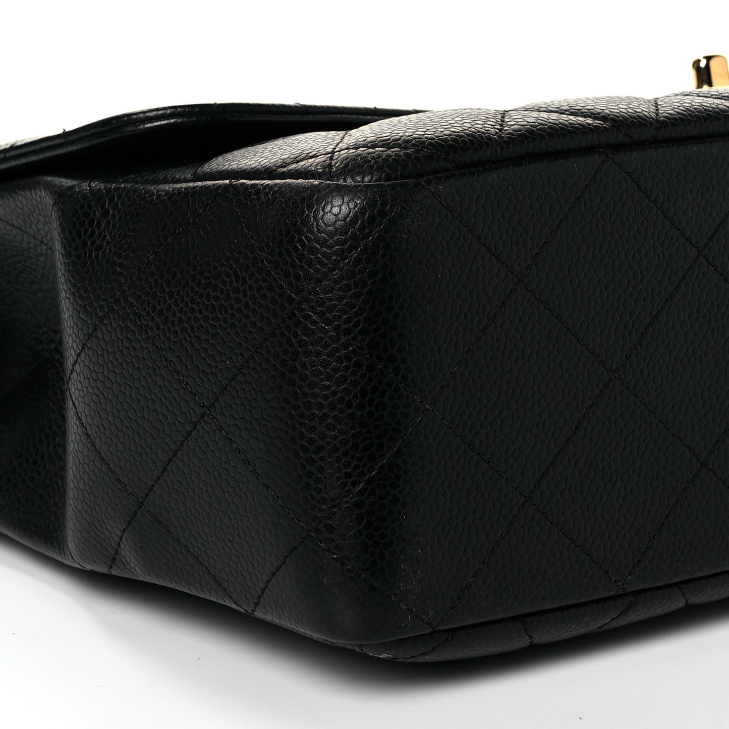 Caviar Quilted Jumbo Single Flap Black