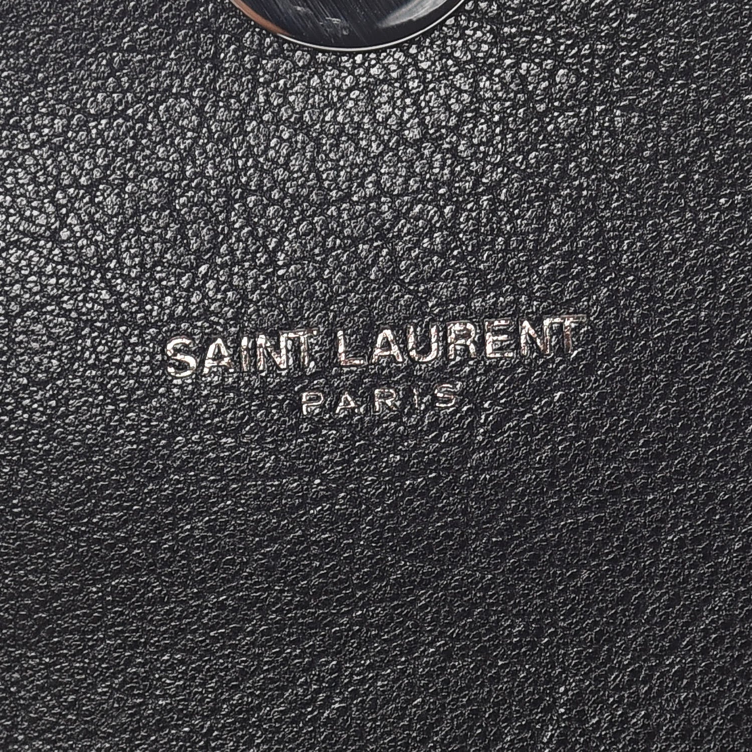 Saint Laurent Sheepskin Tri-Quilt Monogram Medium College Bag Black 8 of 11