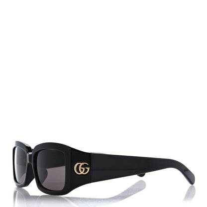 Gucci Acetate Rectangular Sunglasses GG1403S Black 1 of 8