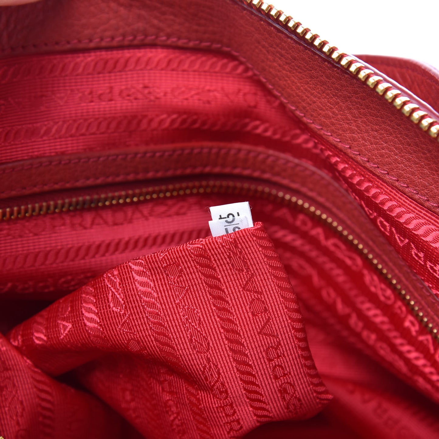 Vitello Daino Top Handle Shoulder Bag Rosso