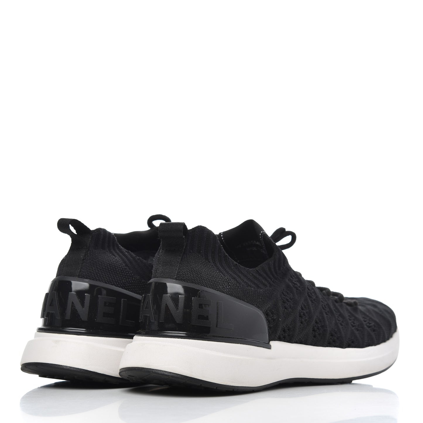 Fabric Logo Sneakers 39.5 Black