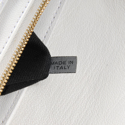 Marc Jacobs Leather Quilted The Large Single White 7 of 11