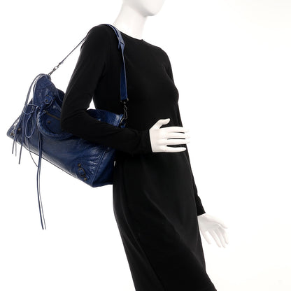 Balenciaga Agneau Classic Hardware City Bleu Mineral 2 of 8