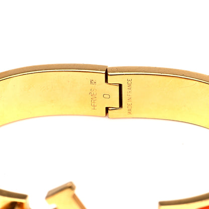 Hermes Enamel Narrow Clic Clac H Bracelet PM Orange 5 of 6