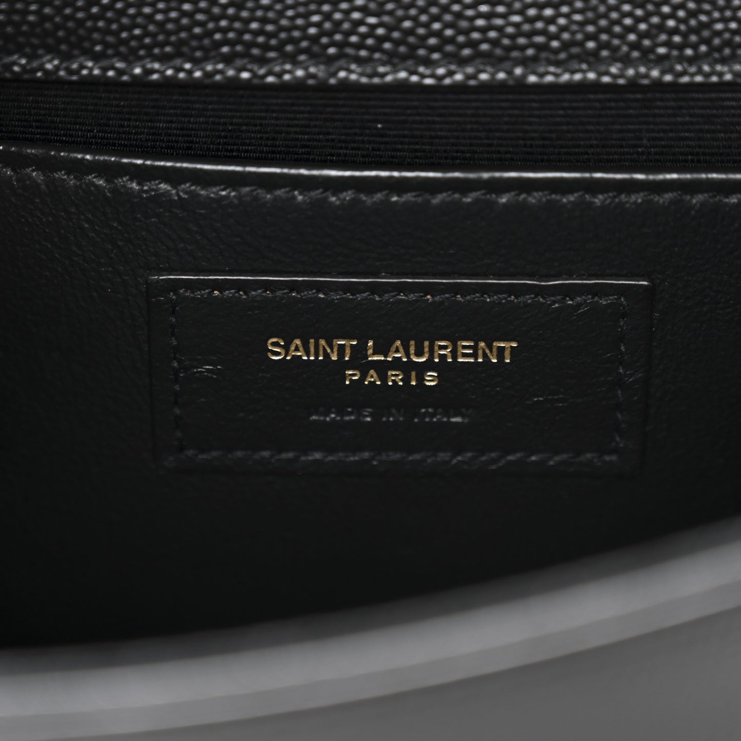 Grain De Poudre Small Classic Monogram Kate Satchel Black