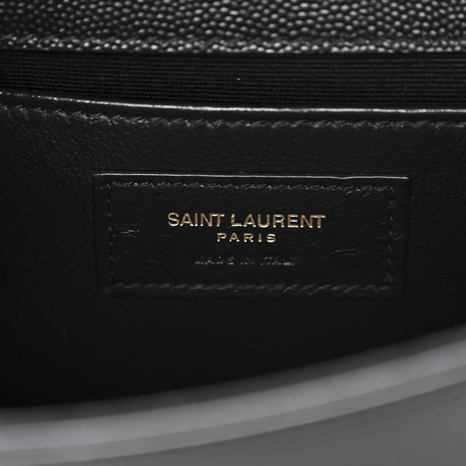 Saint Laurent Grain De Poudre Small Classic Monogram Kate Satchel Black 6 of 12