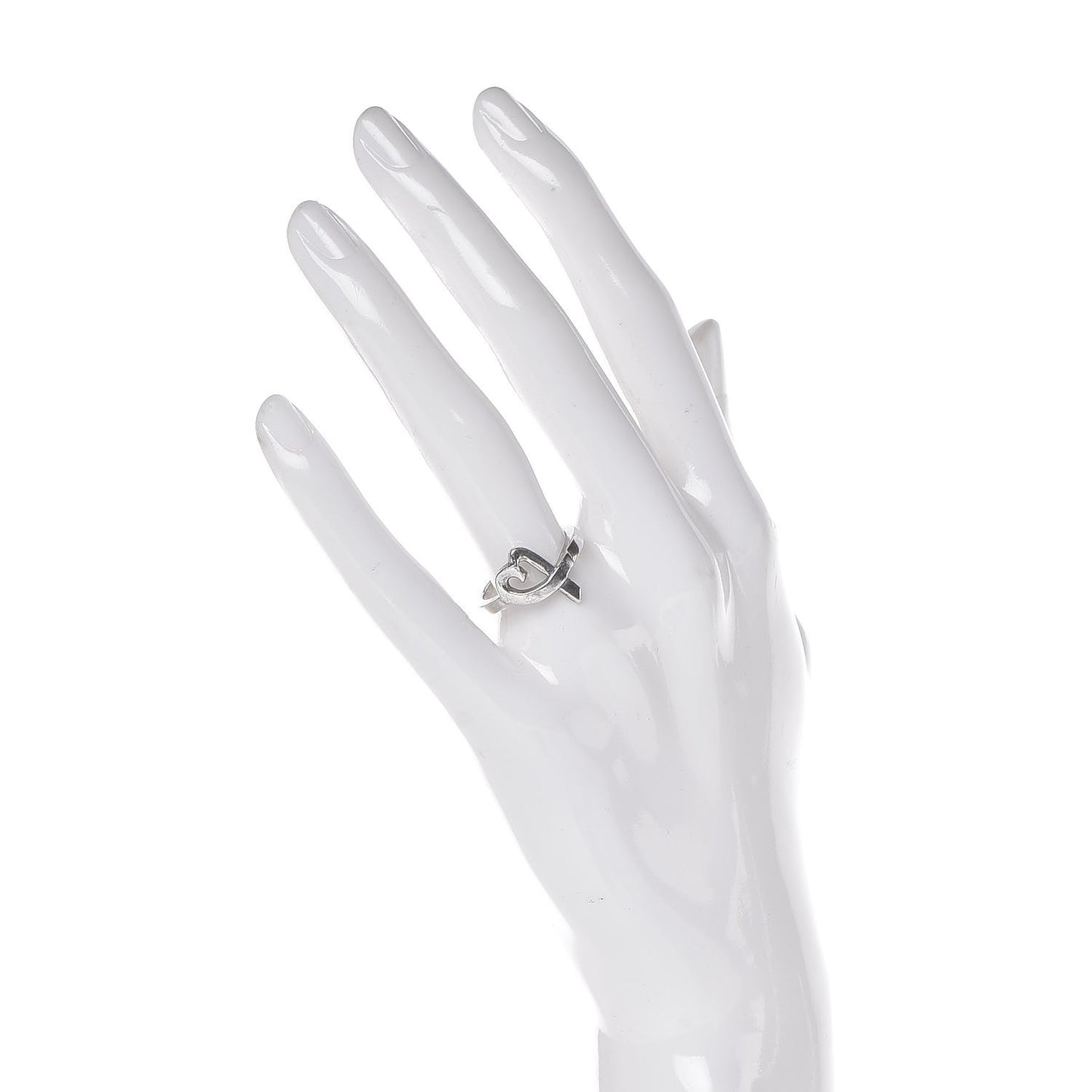 Silver Paloma Picasso Loving Heart Ring 54 6.75