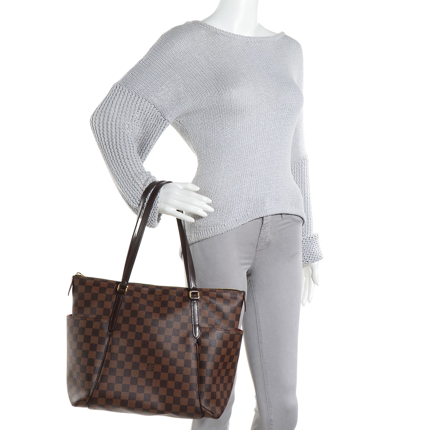 Louis Vuitton Damier Ebene Totally MM 2 of 8