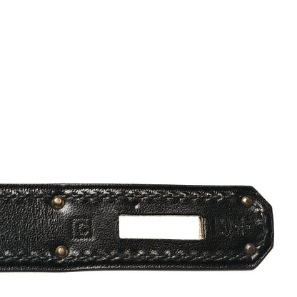 Hermes Box Kelly Retourne 32 Black Black 7 of 12