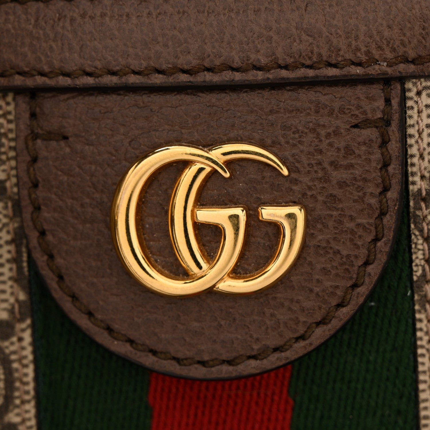 Gucci GG Supreme Monogram Medium Ophidia Shopping Tote Brown 14 of 14