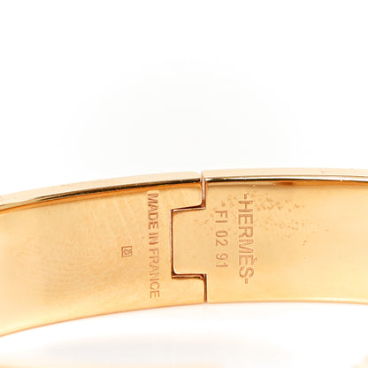 Hermes Enamel Narrow Fusion Clic Clac H Bracelet PM Lilas Ultramarine 4 of 4