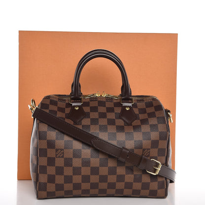Louis Vuitton Damier Ebene Speedy Bandouliere 25 11 of 11