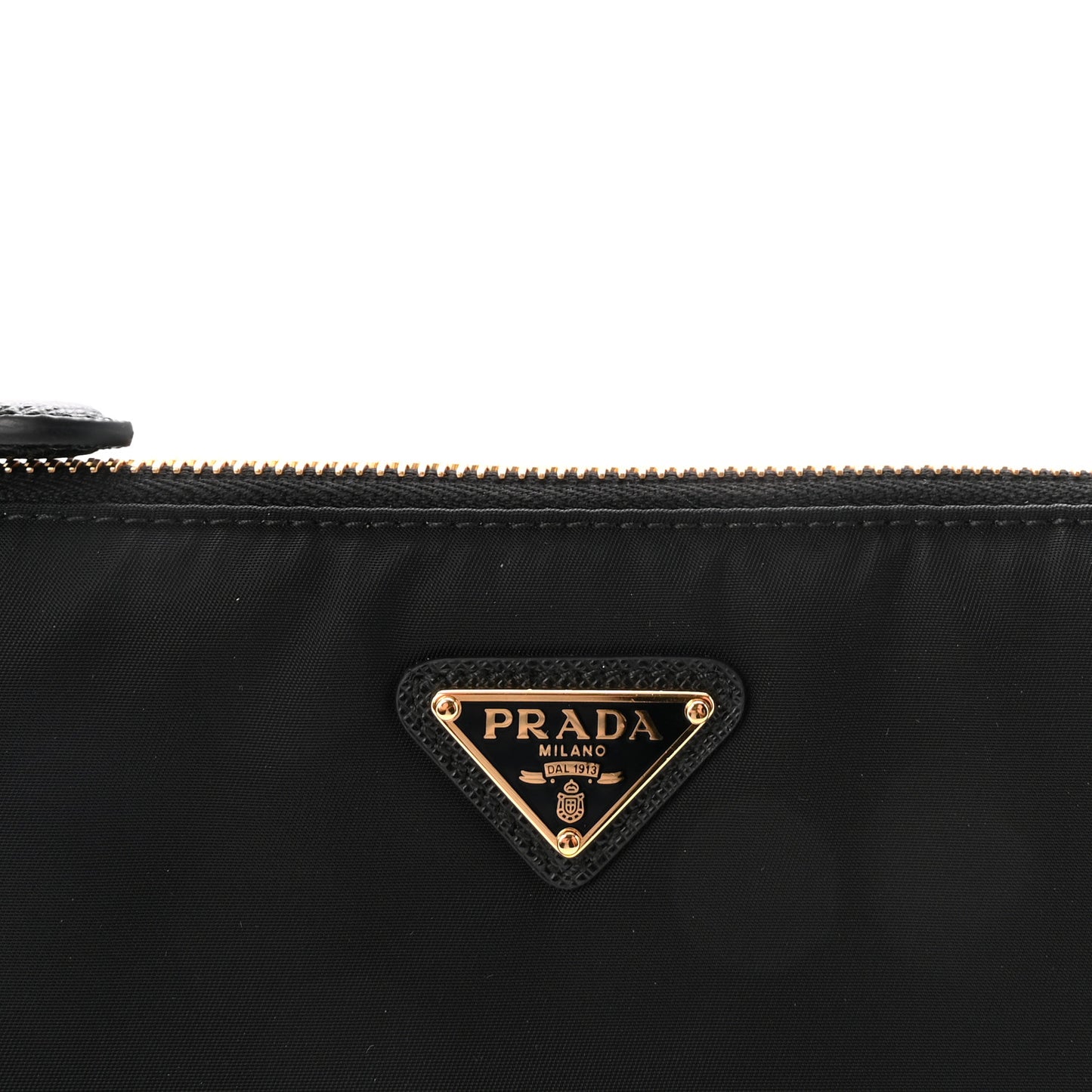 Re-Nylon Saffiano Raso Shoulder Bag Black