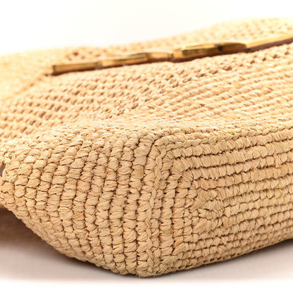 Saint Laurent Raffia Icare Shopping Tote Natural 10 of 13
