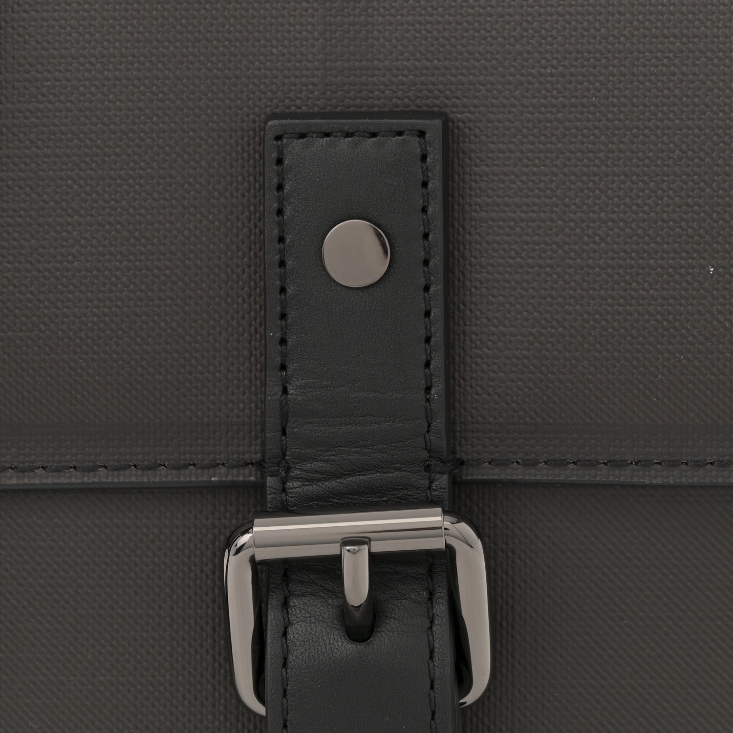 Burberry Smoked Check Vaughan Crossbody Bag Black 7 of 9