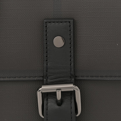 Burberry Smoked Check Vaughan Crossbody Bag Black 7 of 9