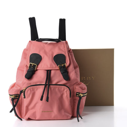 Burberry Nylon Medium Rucksack Backpack Bright Coral Pink 10 of 10