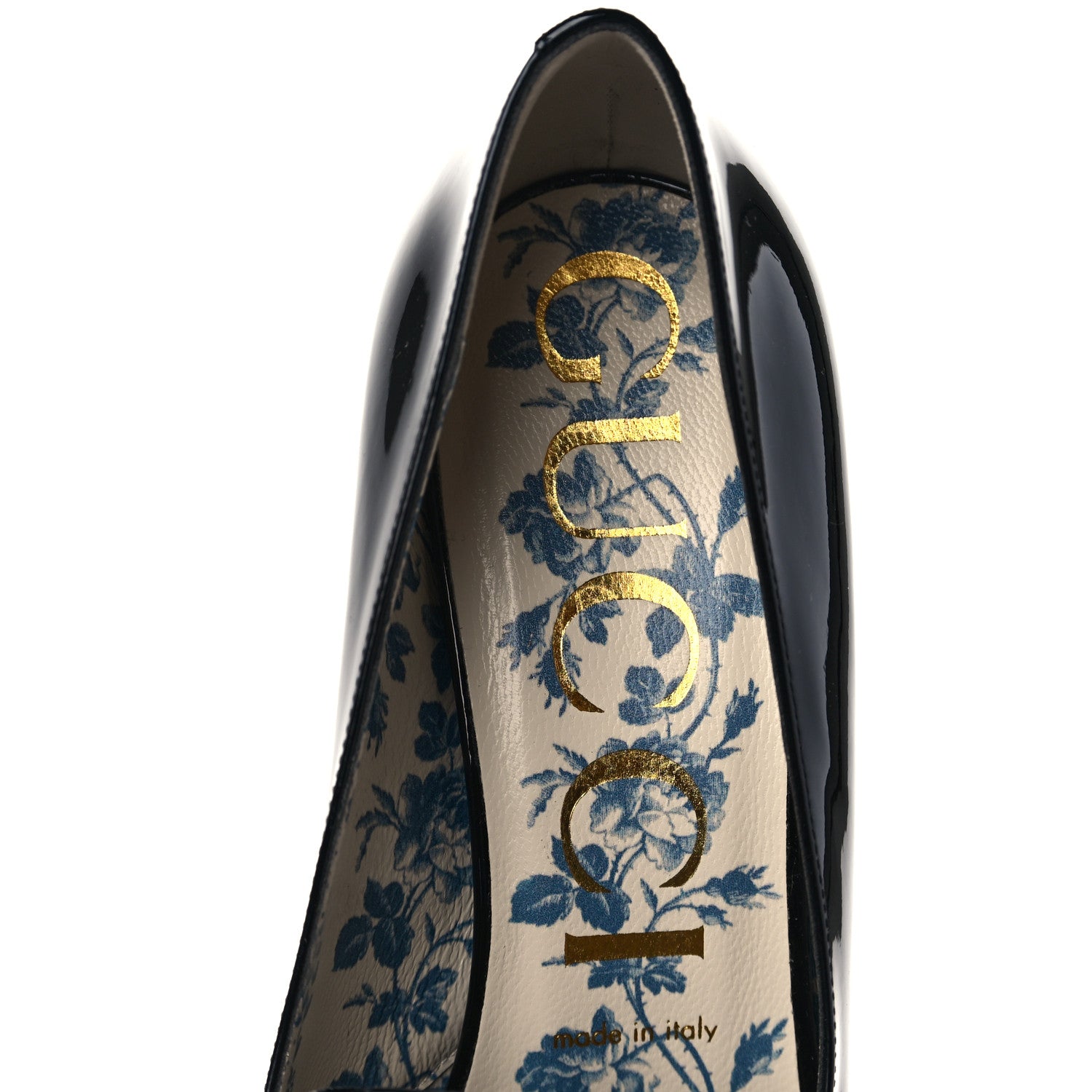 Gucci Vernice GG Victoire 55mm Loafer Pumps 39.5 Black 7 of 8