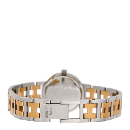 Hermes Stainless Steel 24mm Clipper Quartz Watch Gold 3 of 4