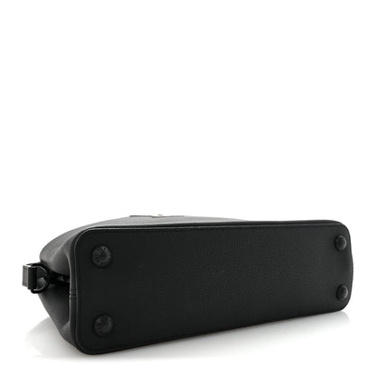 Louis Vuitton Taurillon Capucines East West MM Matte Black 4 of 9