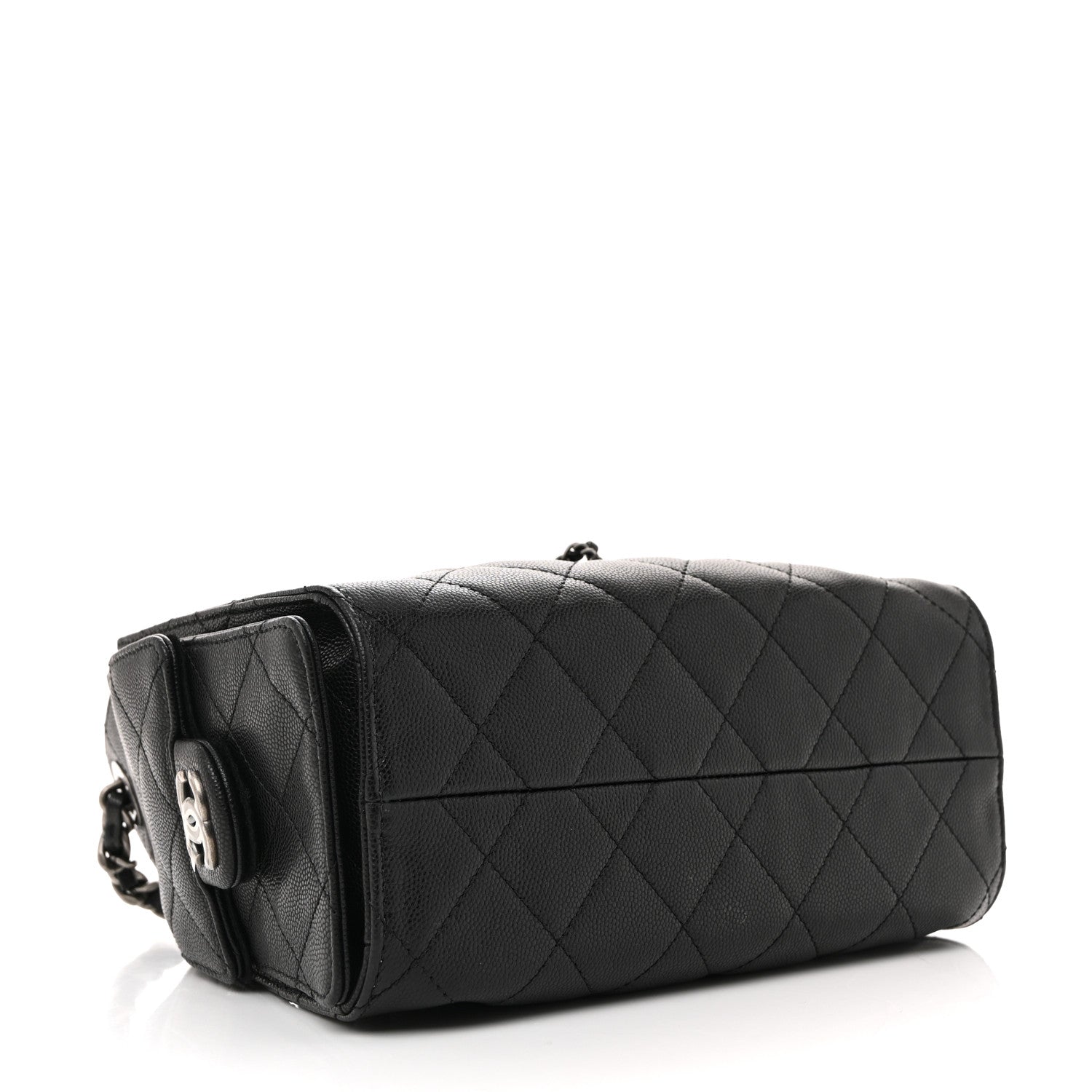 Chanel Caviar Quilted Mini Chanel 25 Handbag Black 4 of 10