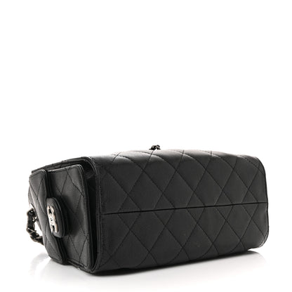 Chanel Caviar Quilted Mini Chanel 25 Handbag Black 4 of 10