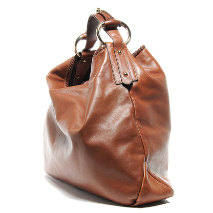 Gucci Leather Large Horsebit Chain Hobo Brown 4 of 8