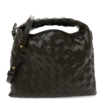 Bottega Veneta Calfskin Intrecciato Mini Hop Kaki 1 of 10