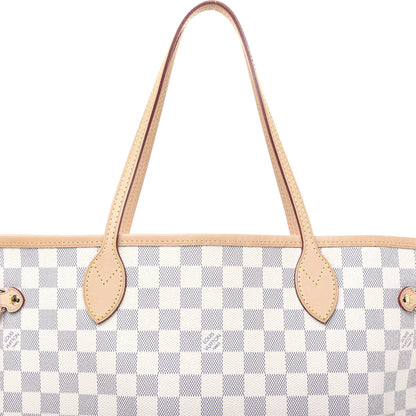 Louis Vuitton Damier Azur Neo Neverfull MM Rose Ballerine 11 of 15