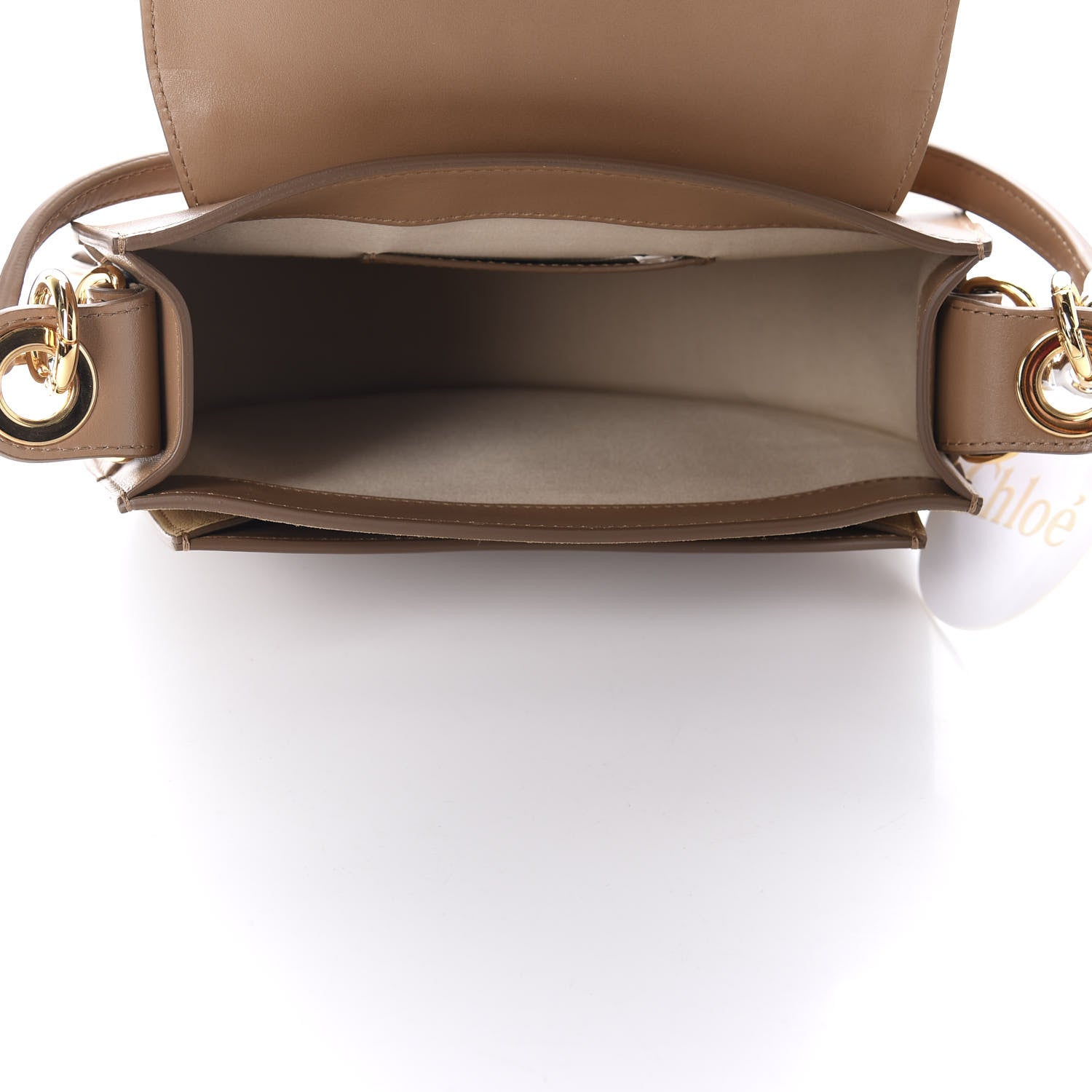 Chloe Calfskin Large Tess Bag Nut 5 of 9