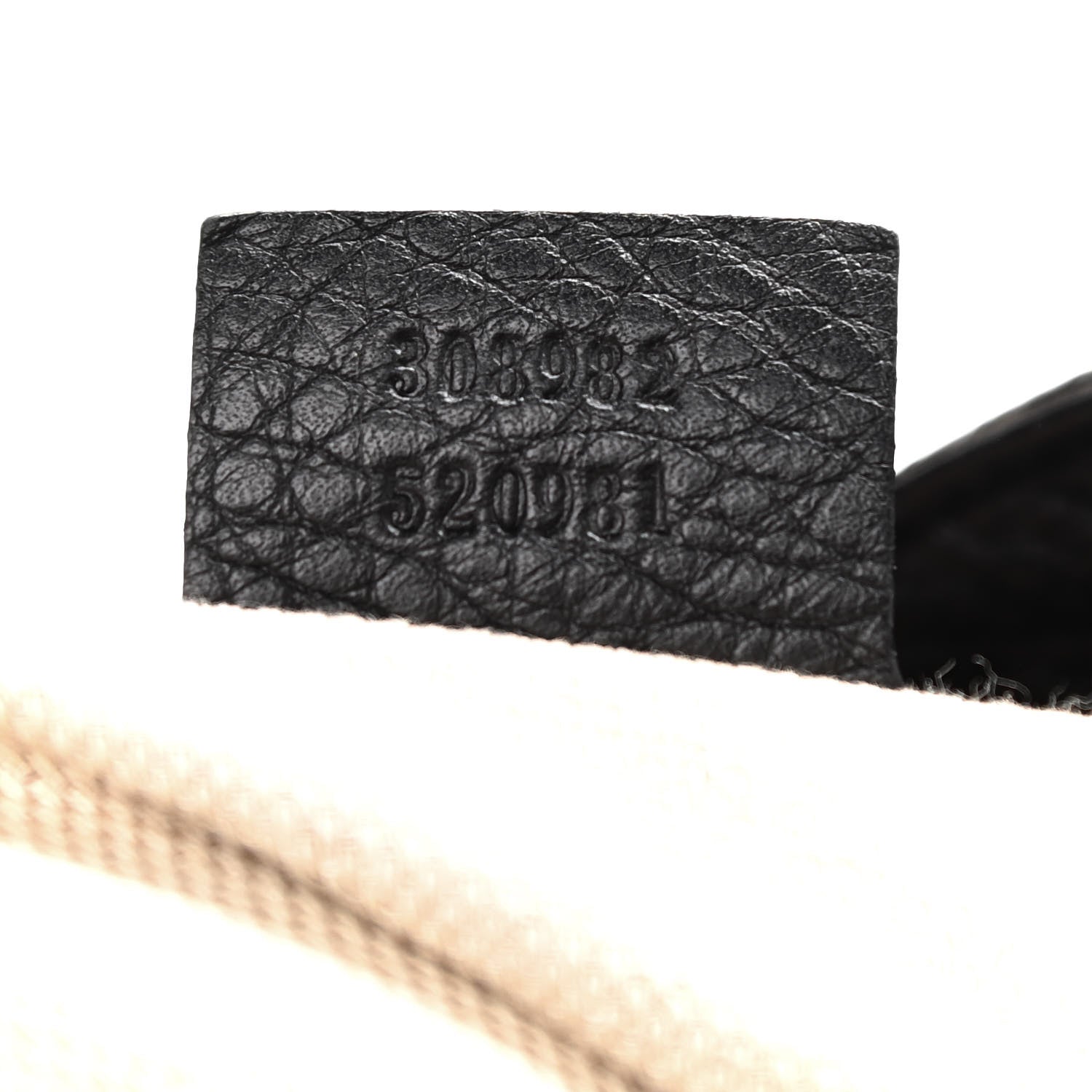 Gucci Pebbled Calfskin Studded Medium Soho Chain Shoulder Bag Black 7 of 12