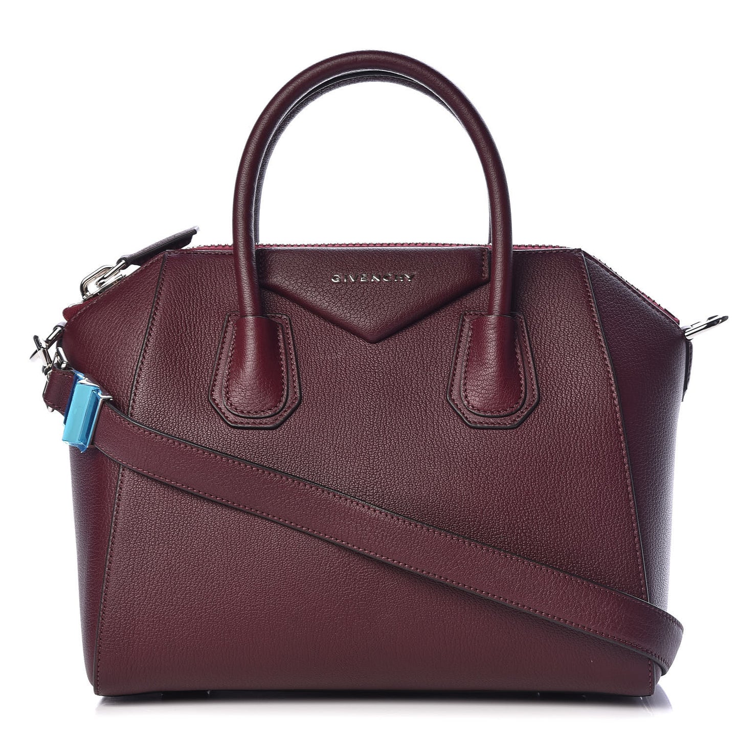 Sugar Goatskin Small Antigona Aubergine