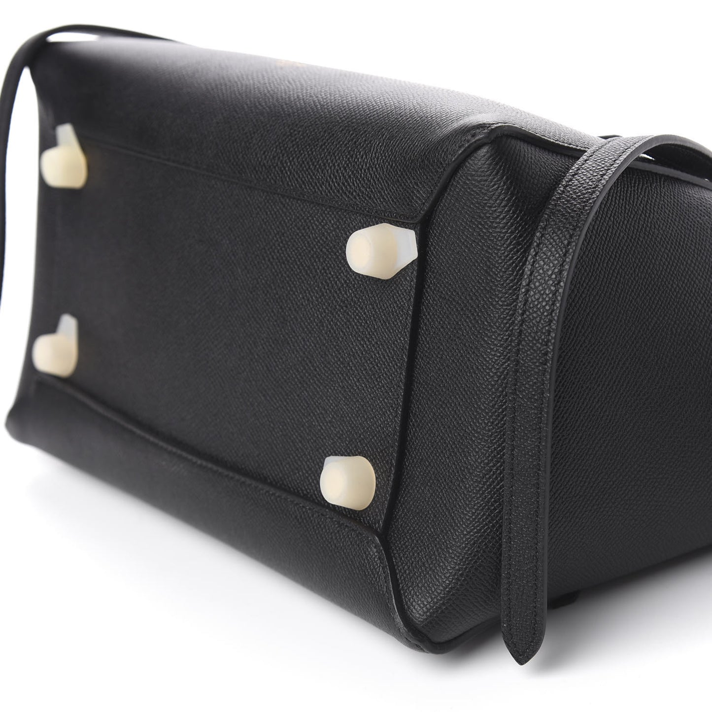 Grained Calfskin Mini Belt Bag Black