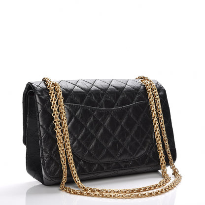 Chanel Aged Calfskin Quilted 2.55 Reissue 225 Flap Black 3 of 8
