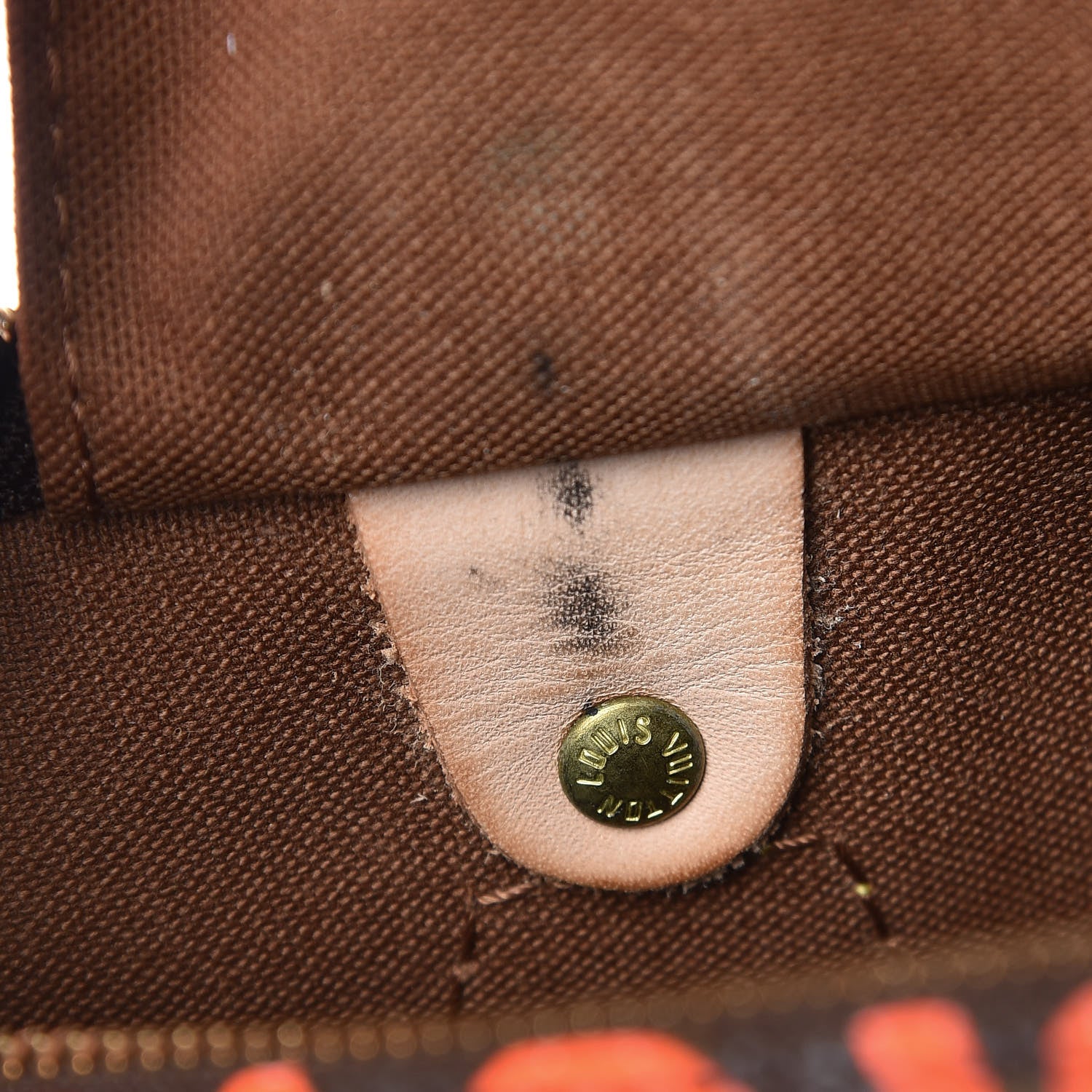 Louis Vuitton Monogram Graffiti Speedy 30 Orange 11 of 17