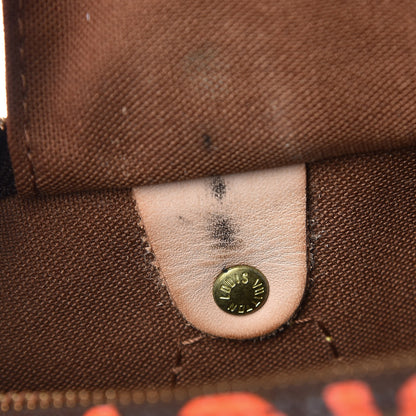 Louis Vuitton Monogram Graffiti Speedy 30 Orange 11 of 17