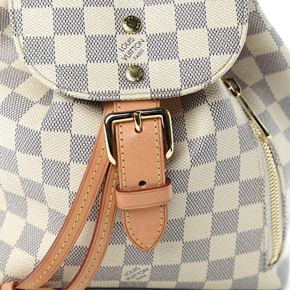 Louis Vuitton Damier Azur Sperone BB Backpack 6 of 11