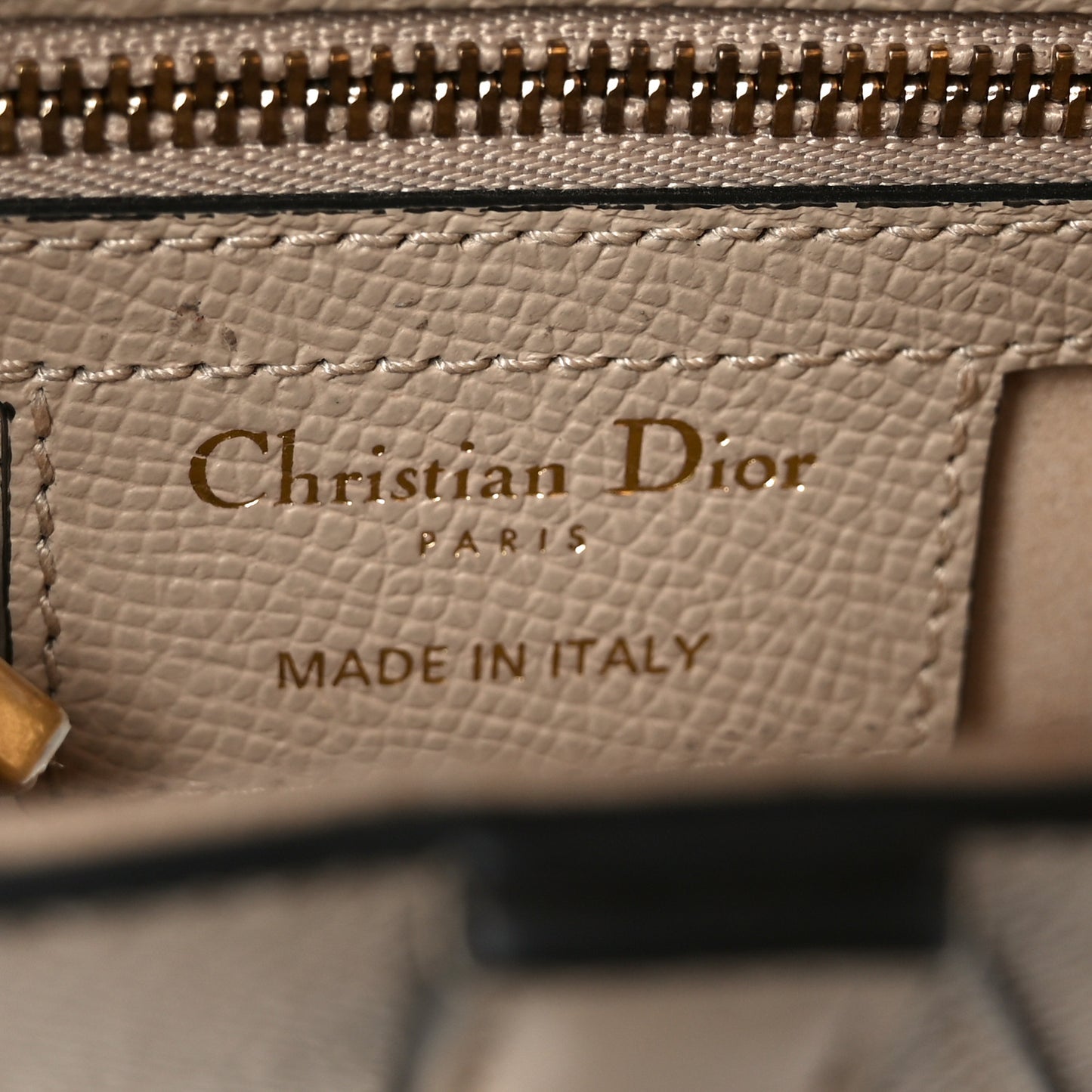 Grained Calfskin Saddle Bag With Strap Warm Taupe
