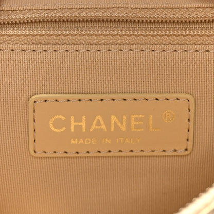 Chanel Metallic Lambskin Quilted Mini Bowling Bag Gold 6 of 10