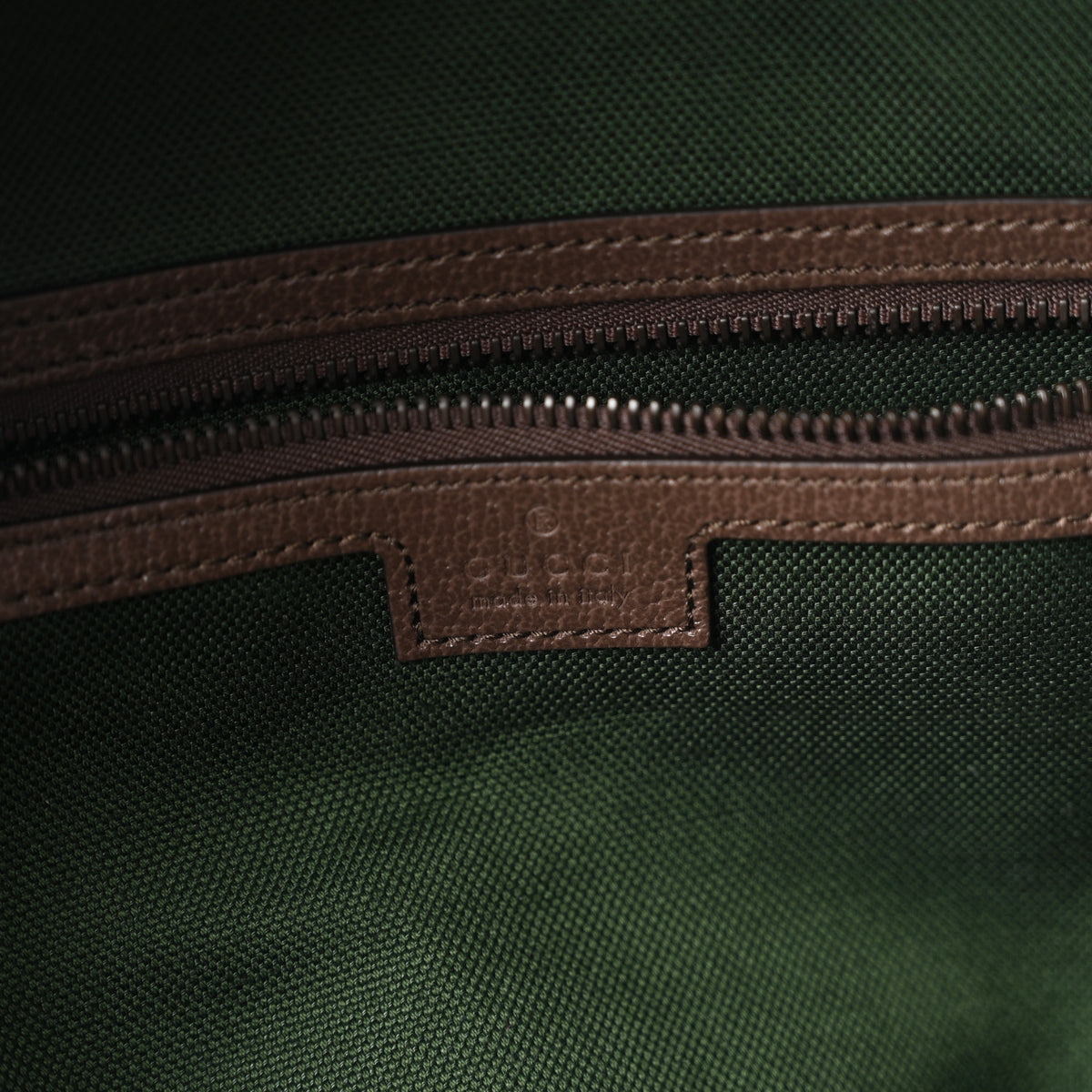 GG Supreme Monogram Medium Ophidia Backpack Brown
