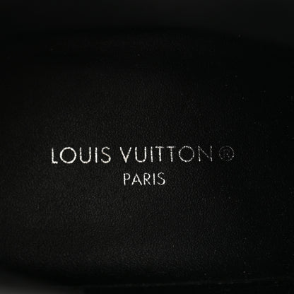 Louis Vuitton Calfskin Monogram Beaubourg Ankle Boots 38 Black 6 of 13
