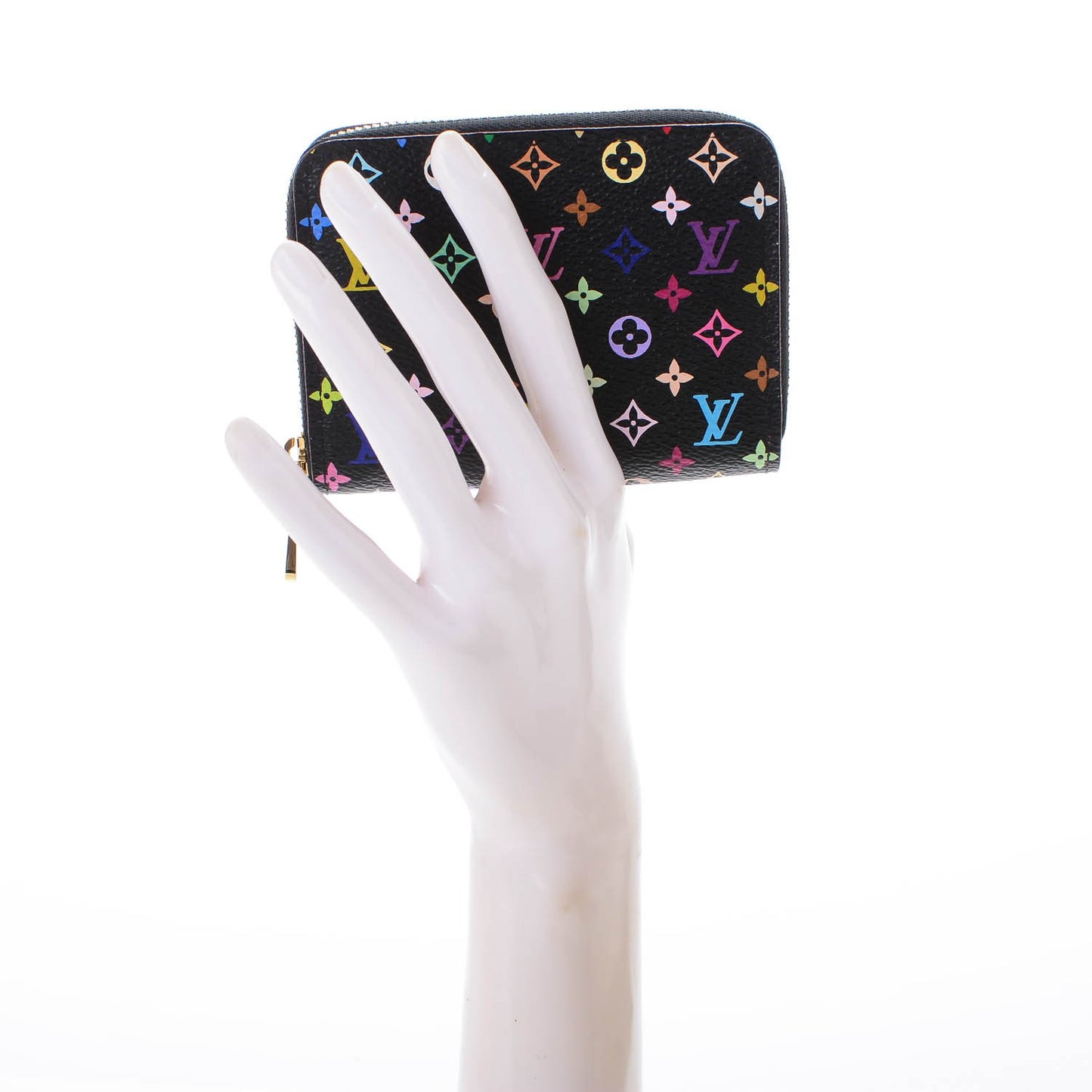 Monogram Multicolor Zippy Coin Purse Black Grenade