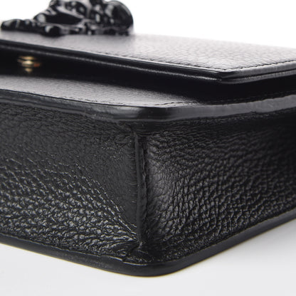 Versace Grained Calfskin Palazzo Chain Evening Bag Black 6 of 10