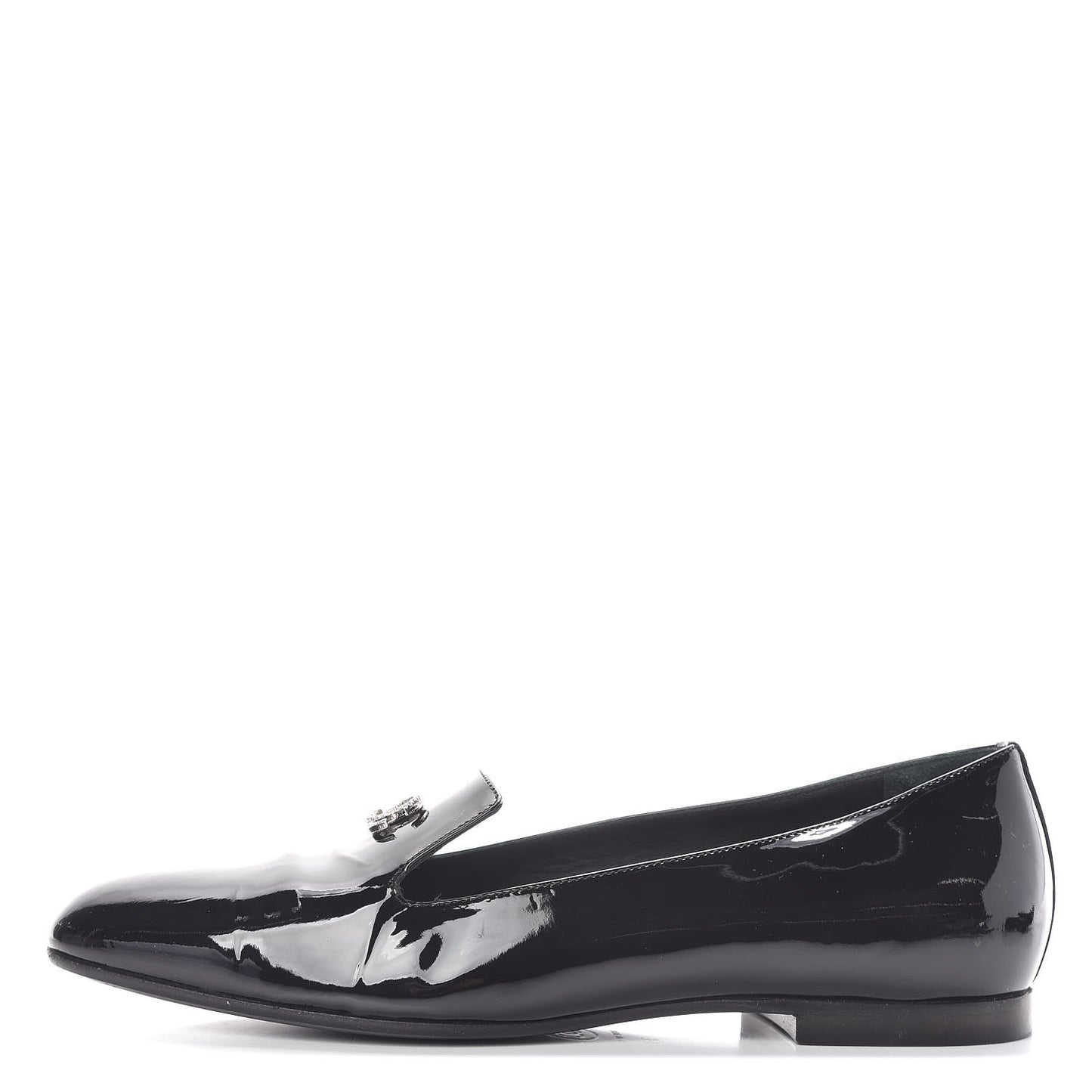 Patent CC Mocassin Loafers 38 Black