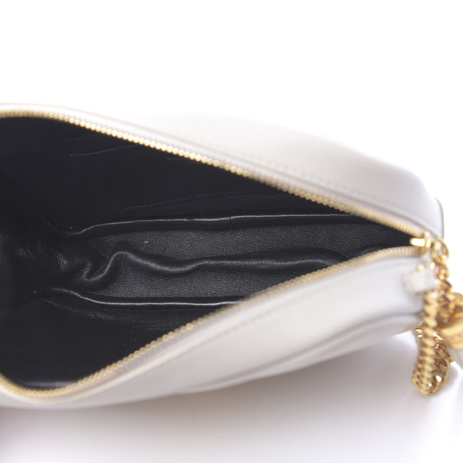 Saint Laurent Grain De Poudre Matelasse Monogram Mini Lou Camera Bag Crema Soft 5 of 10