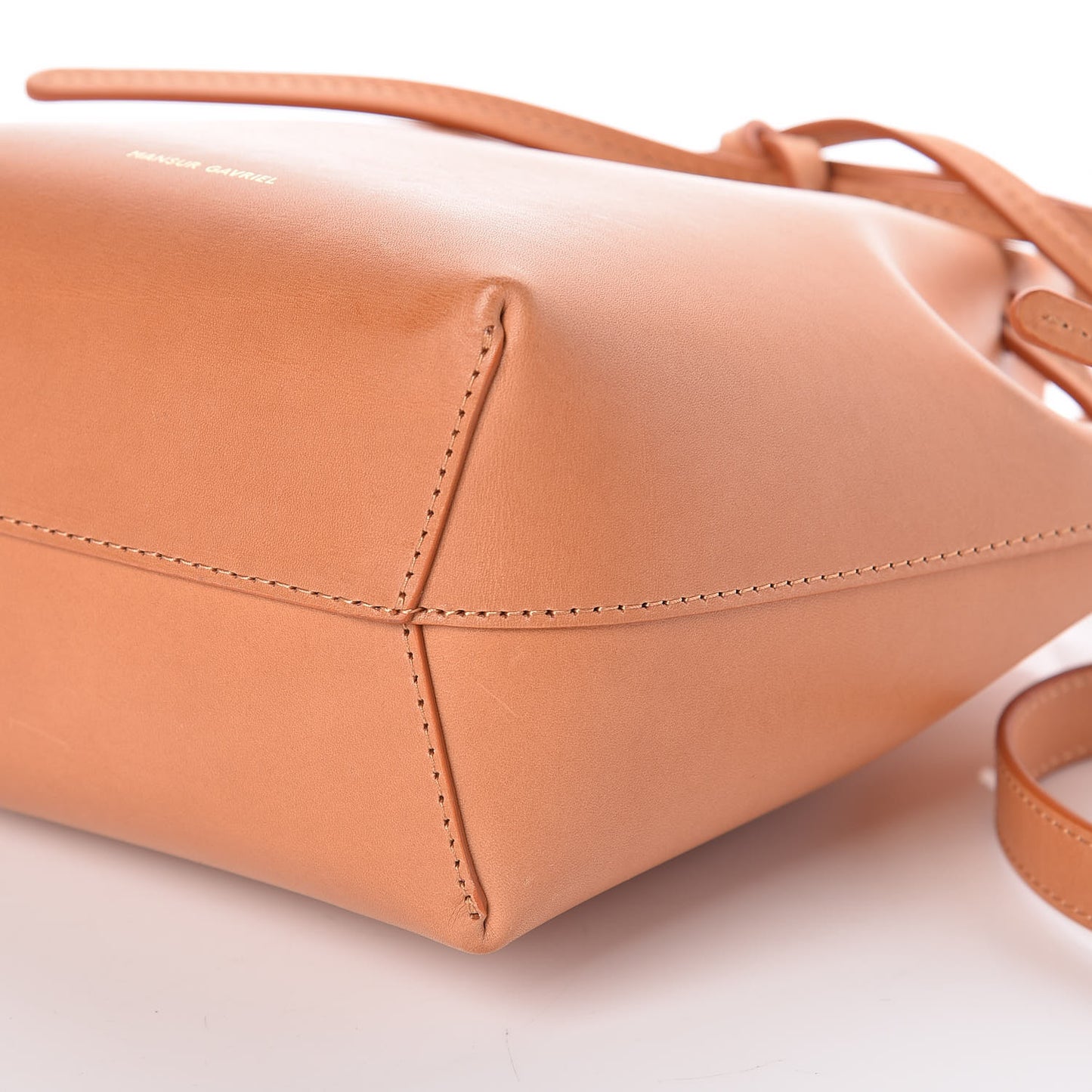 Calfskin Mini Mini Bucket Bag Cammello Dolly