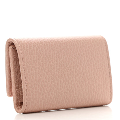 Gucci Dollar Calfskin GG Marmont 6 Key Holder Perfect Pink 3 of 8