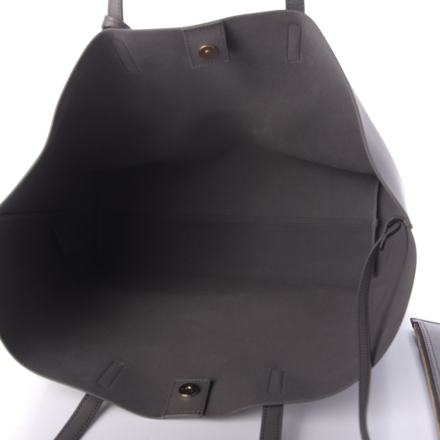 Saint Laurent Calfskin Large Shopping Tote Fog 5 of 9