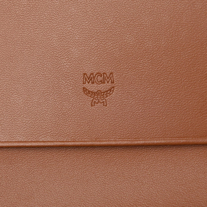 MCM Visetos New Year Series Rooster Three-Fold Flap Wallet Cognac 7 of 9