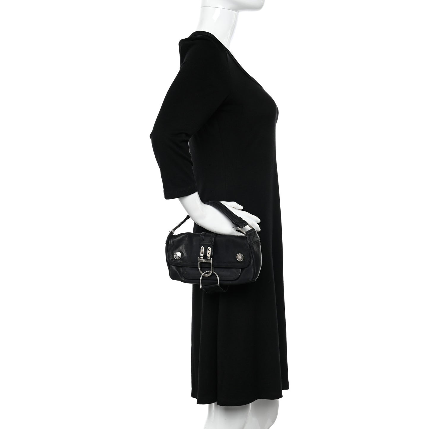 Calfskin Flight East West Bag Black